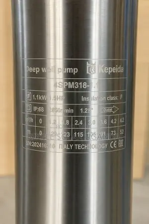 1100w Ac Borehole Water Pump 129m Head 6000l/H 220v
