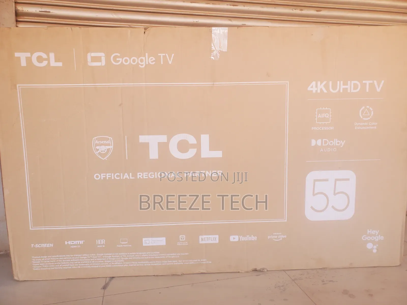 Boxed Tv TCL 55" Smart