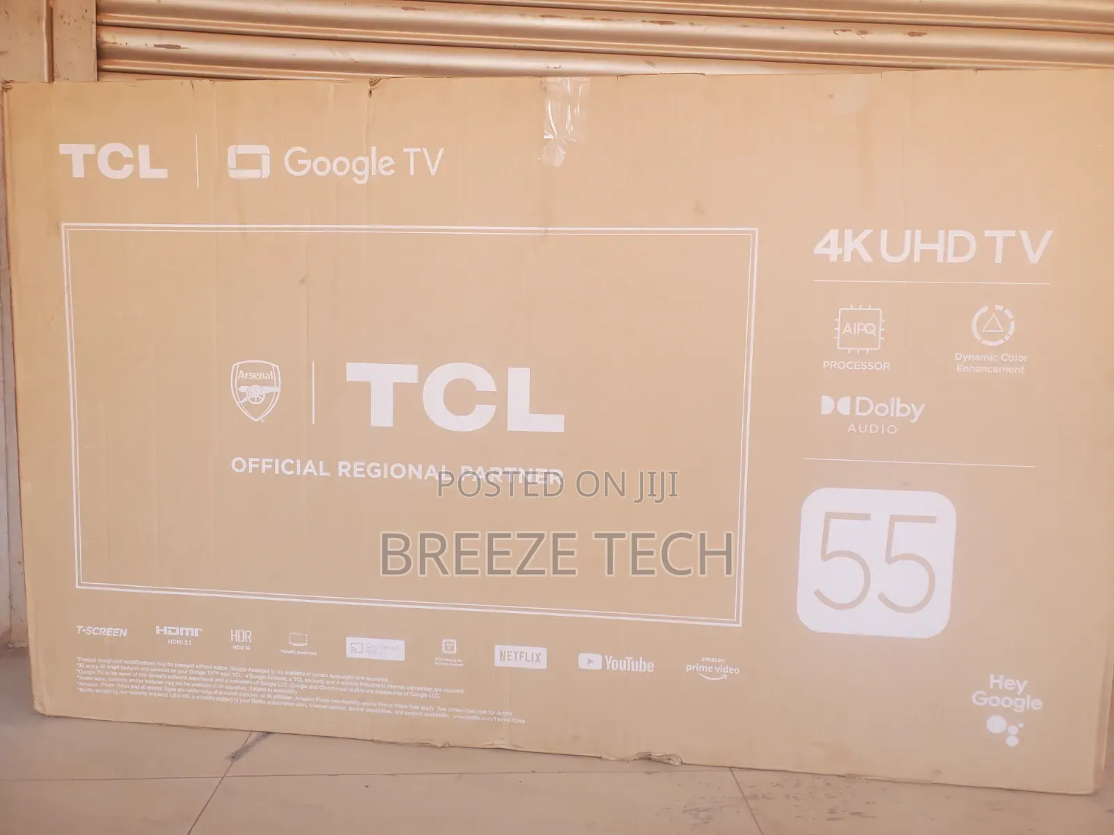 Boxed Tv TCL 55" Smart
