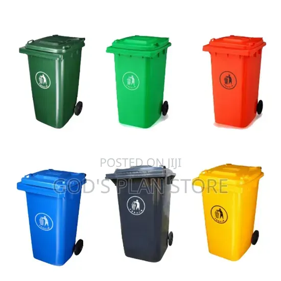 Otto 120litres Plastic Dust Bins Plastic Dust Bins