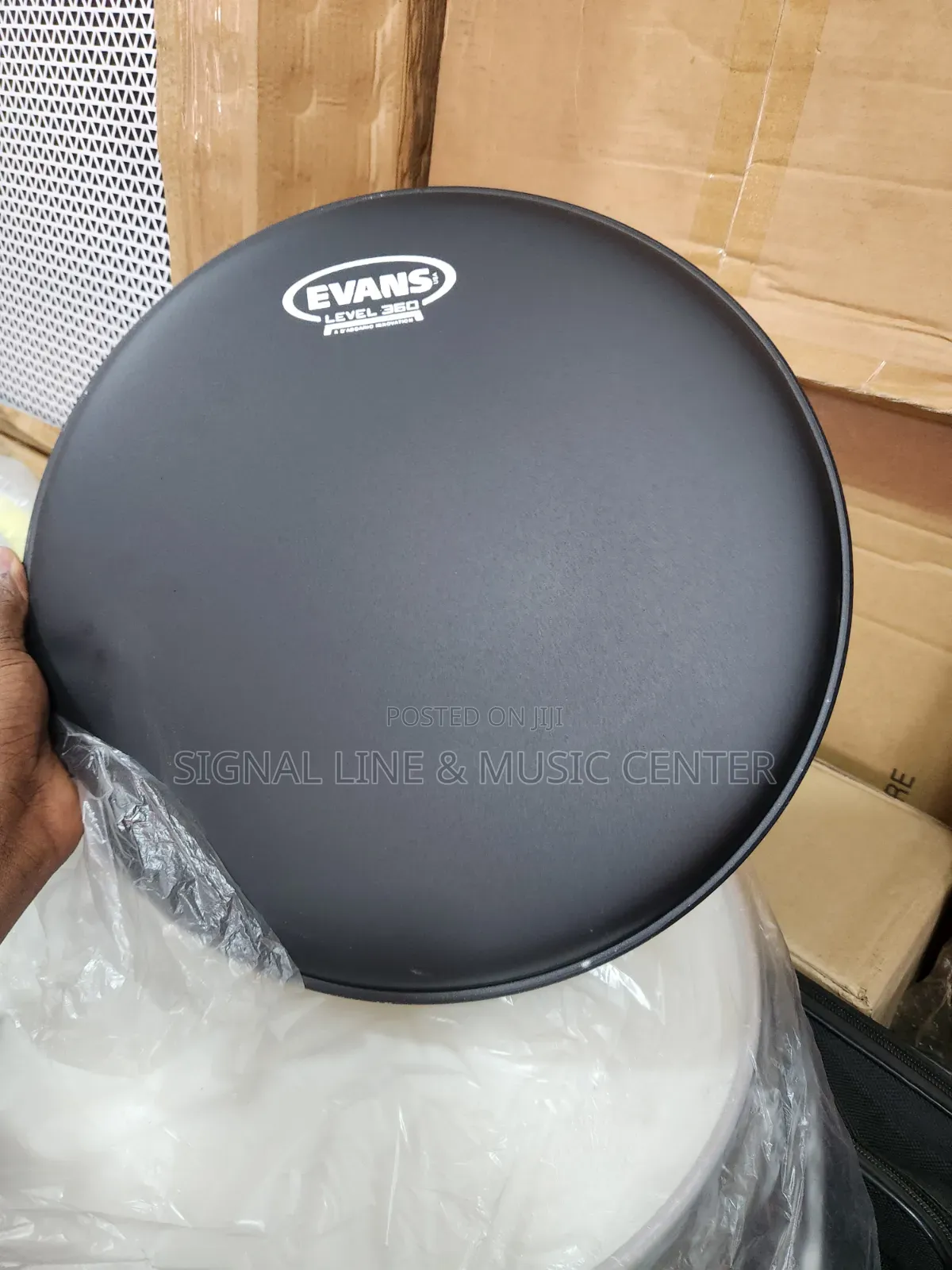 Drum Skin Snare Black 14inch Coated