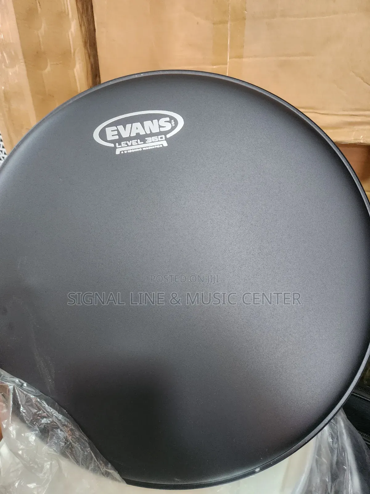Drum Skin Snare Black 14inch Coated