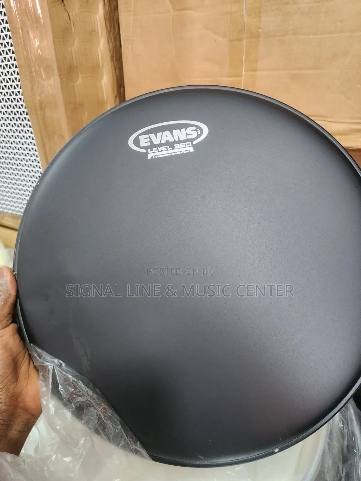 Drum Skin Snare Black 14inch Coated