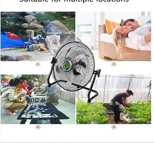 Industrial Heavy Duty Multifunction Rechargeable 16inch Fan