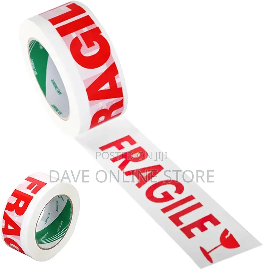 10m Fragile L Adhesive Tape Strong Roll Permanent Warning Tape