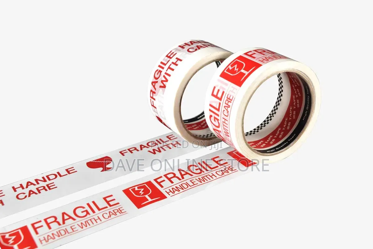 10m Fragile L Adhesive Tape Strong Roll Permanent Warning Tape