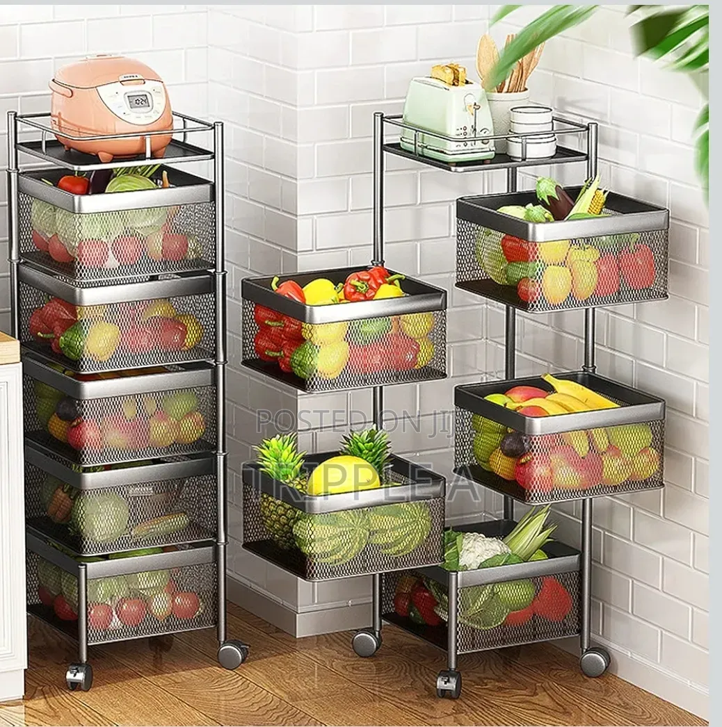 5 Tier Rotating Multi Layer Household Rack