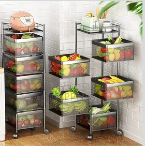 5 Tier Rotating Multi Layer Household Rack