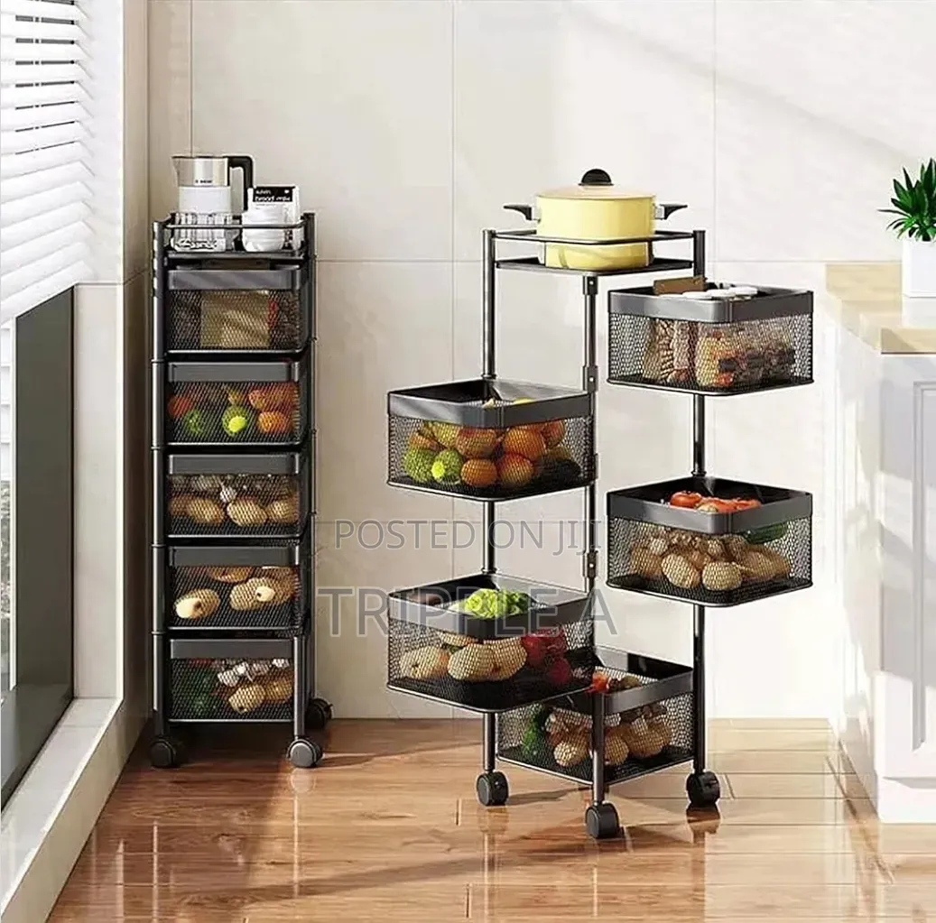 5 Tier Rotating Multi Layer Household Rack