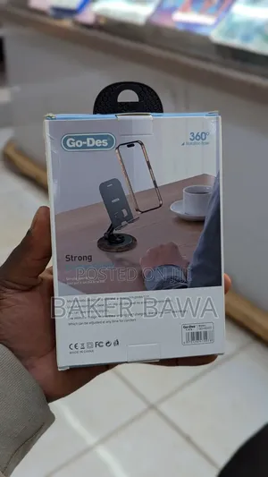 Go-Des Branded Gd-Hd372 Desktop Phone and Tablet Stand.
