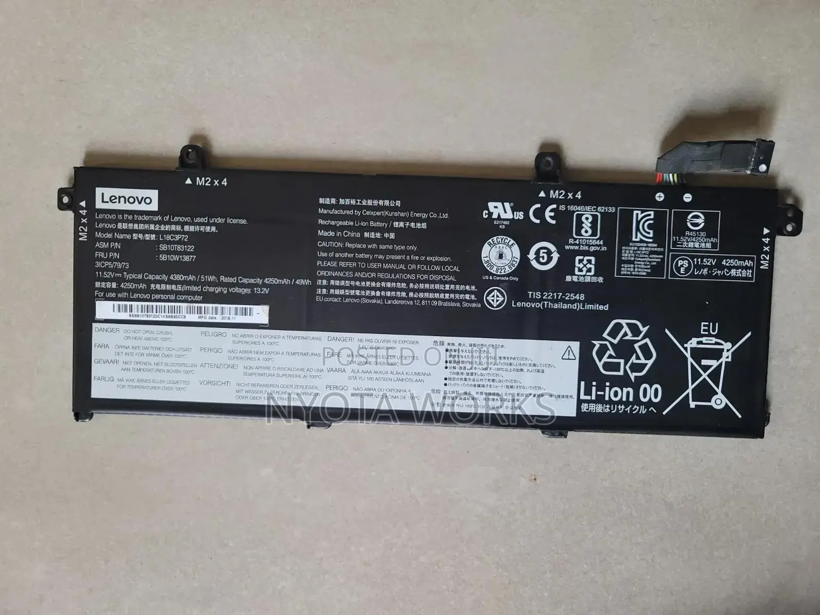 Lenovo Thinkpad T490 Battery