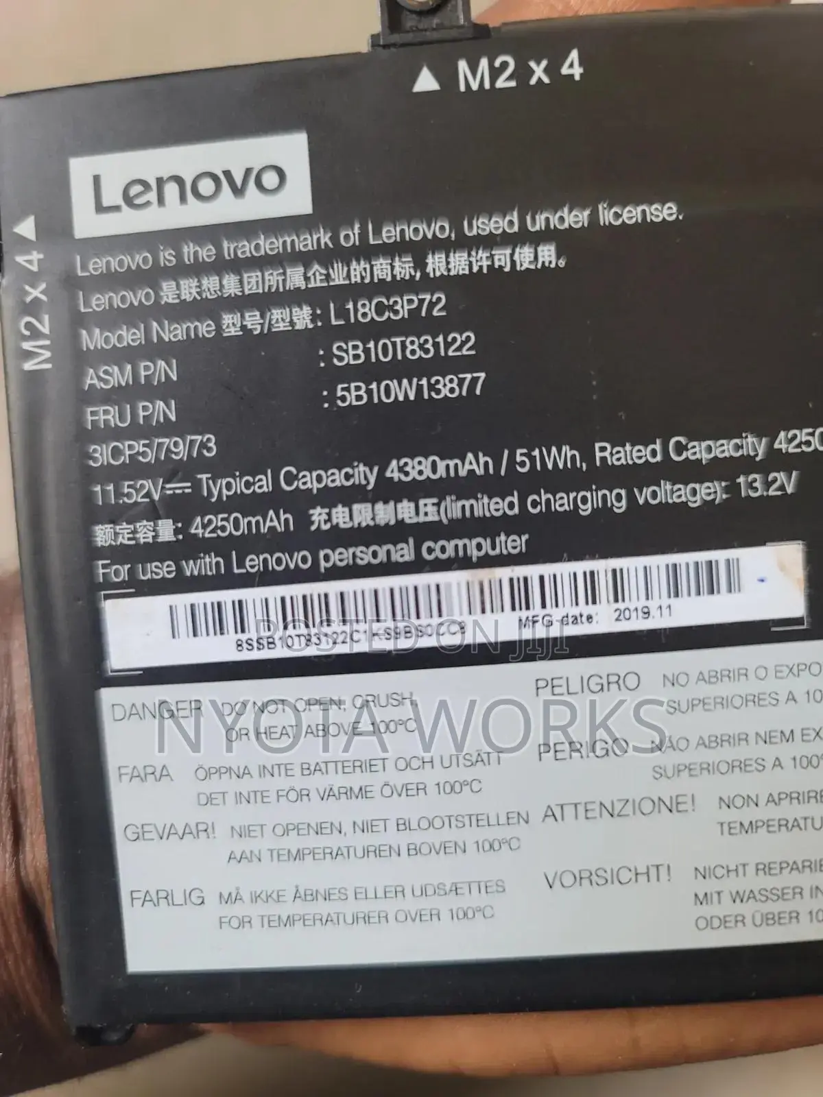 Lenovo Thinkpad T490 Battery