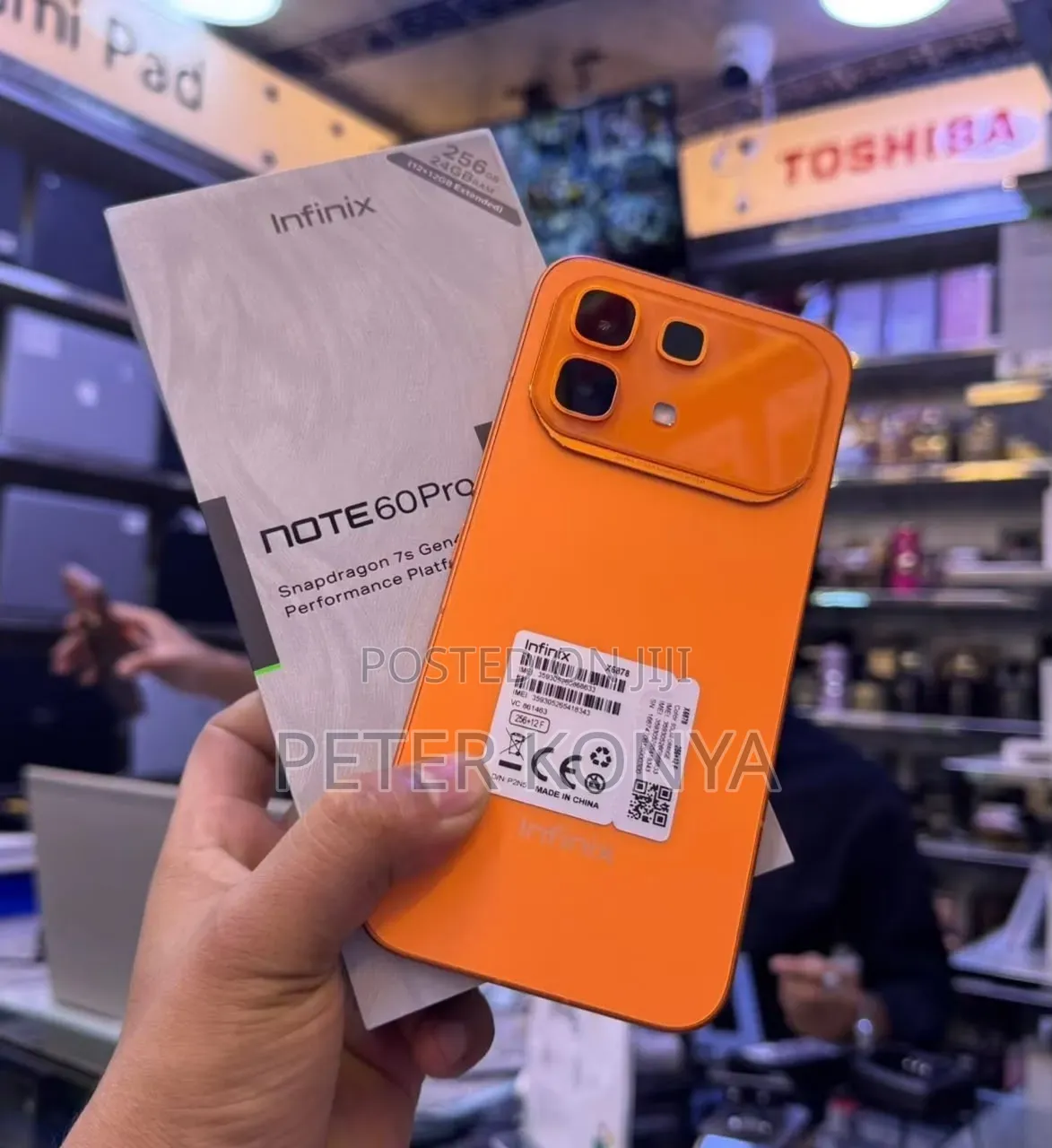 New Infinix Note 60 Pro 256 GB Orange