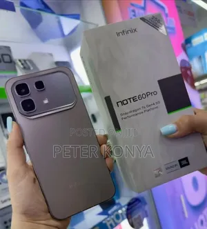 New Infinix Note 60 Pro 256 GB Silver