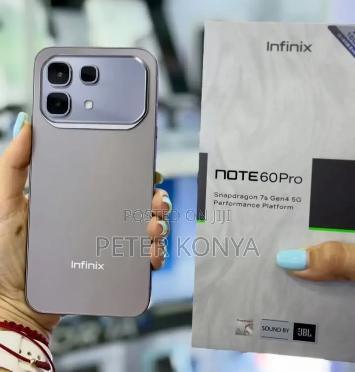 New Infinix Note 60 Pro 256 GB Silver