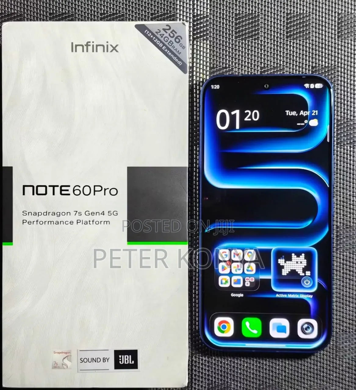 New Infinix Note 60 Pro 256 GB Black