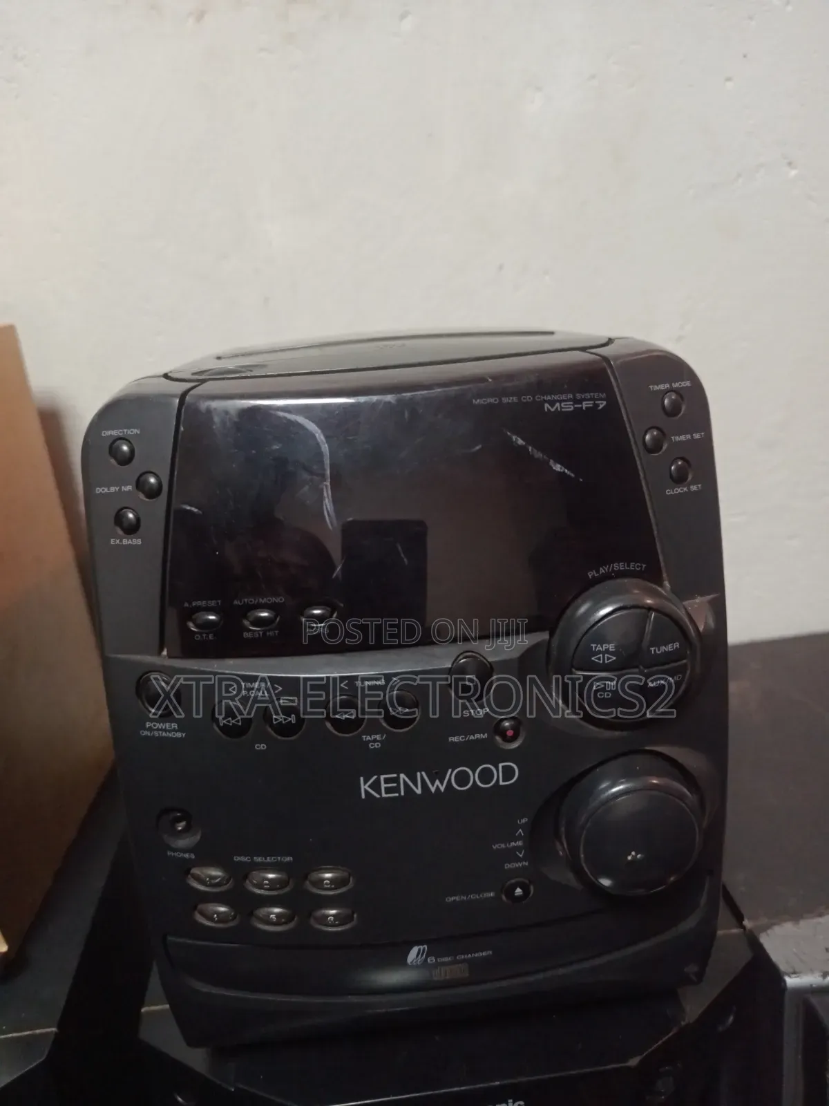 Vintage Kenwood Ms-F7 Micro Stereo System Deck