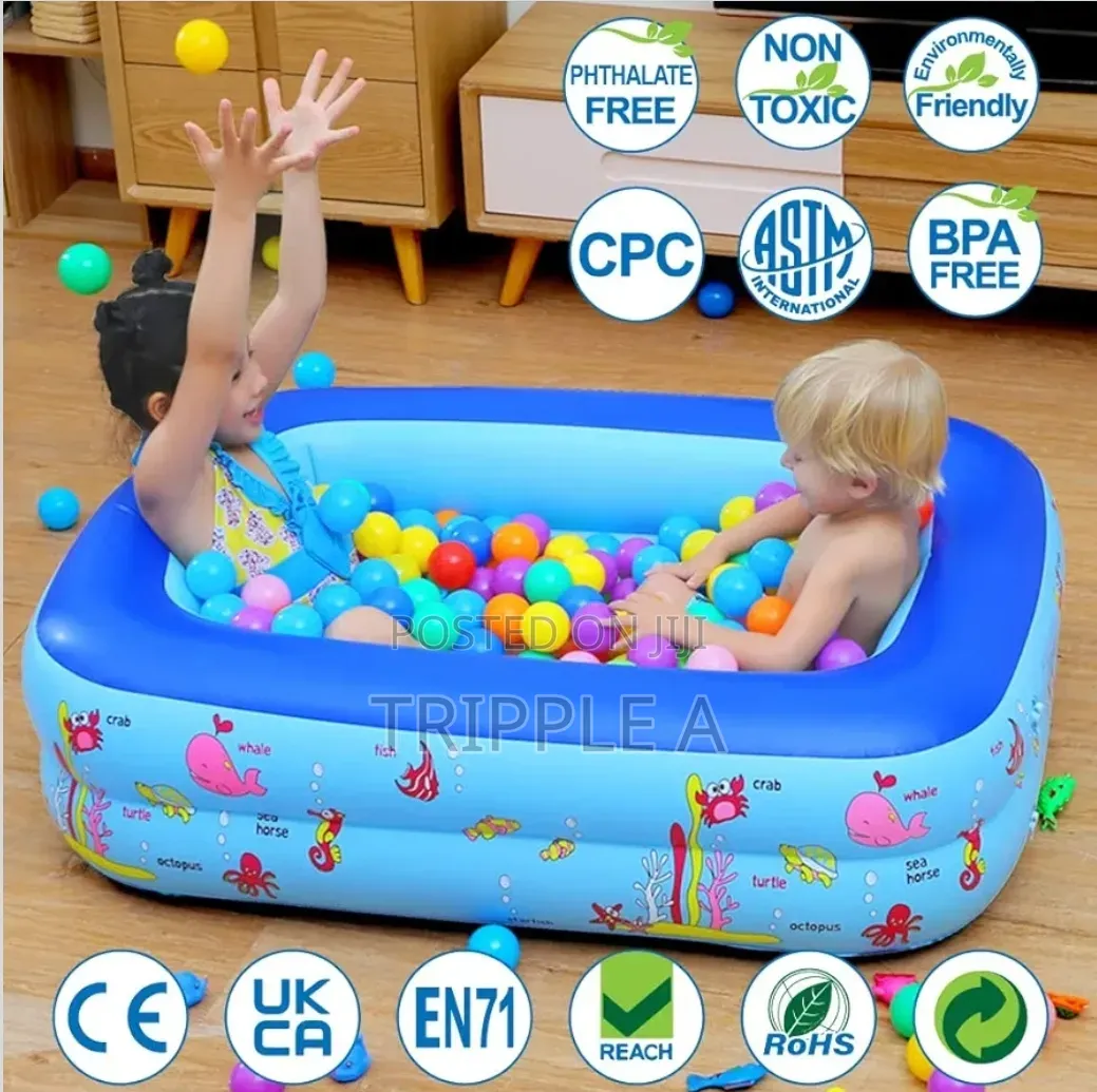 Family Rectangle Inflatable Pool
