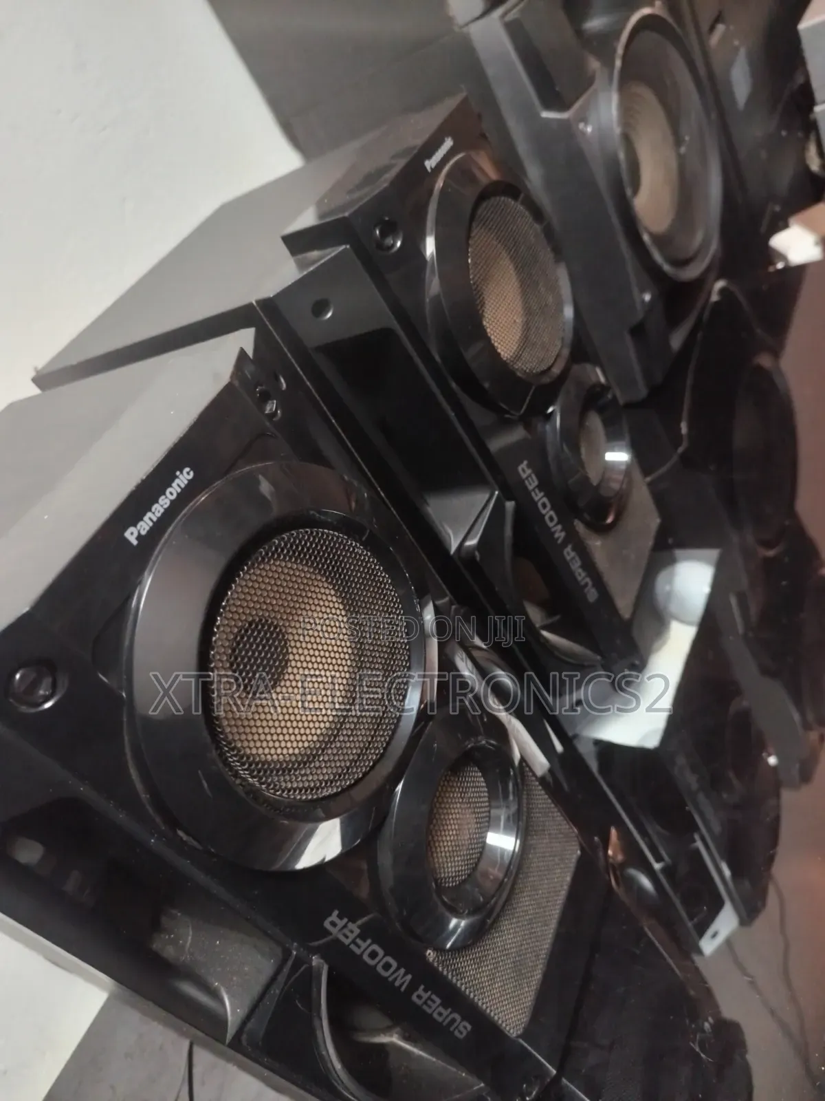 Original Panasonic Super Woofer 3-Way Bookshelf Speakers (Pair)