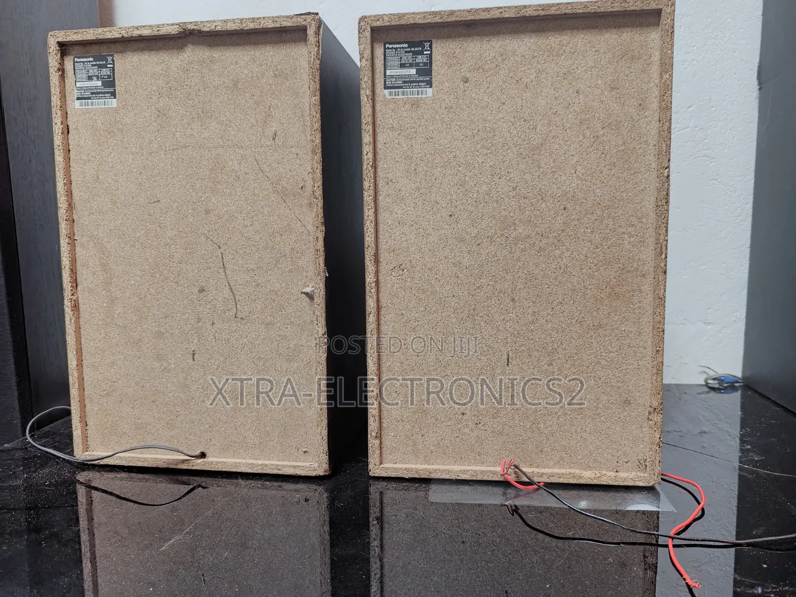 Original Panasonic Super Woofer 3-Way Bookshelf Speakers (Pair)