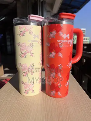 Elegant 900ml Floral Vacuum Cups – Now in Stock