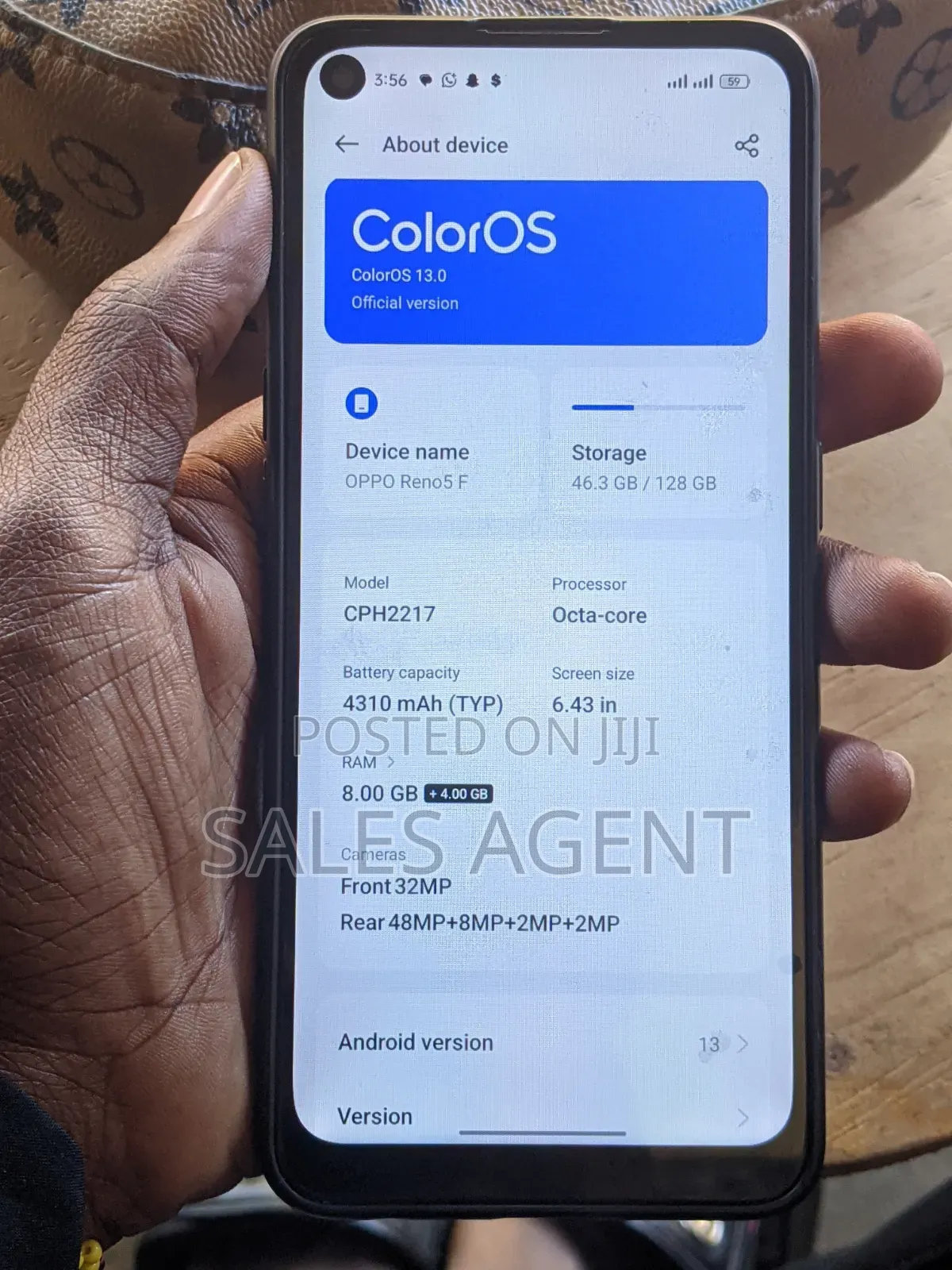 Oppo Reno5 F 128 GB Gray