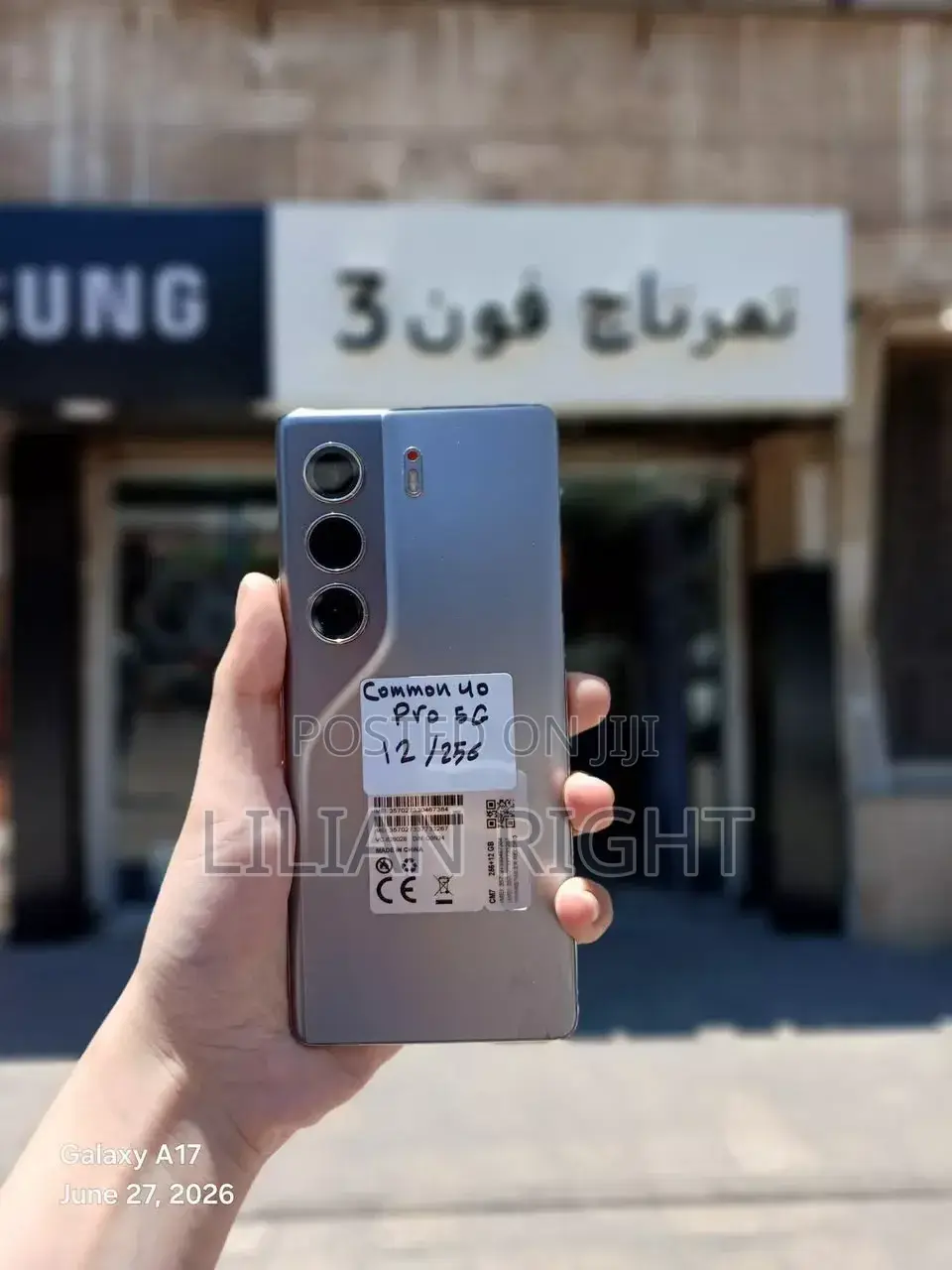 New Tecno Camon 40 Pro 5G 256 GB Black