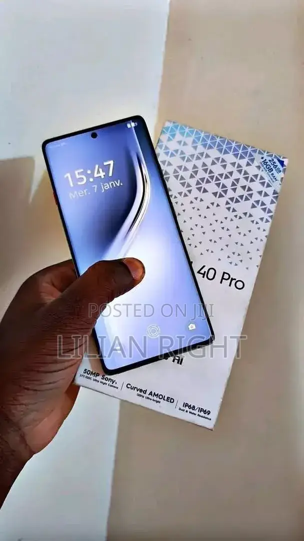 New Tecno Camon 40 Pro 5G 256 GB Black