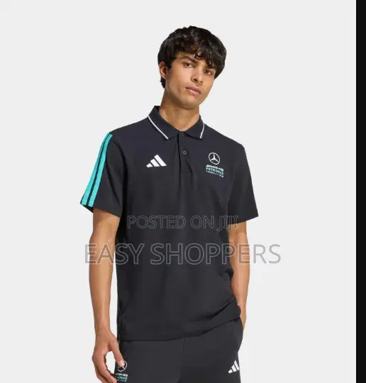 Adidas Mercedes-Amg Petronas Formula One Team Dna Polo Shirt Jersey