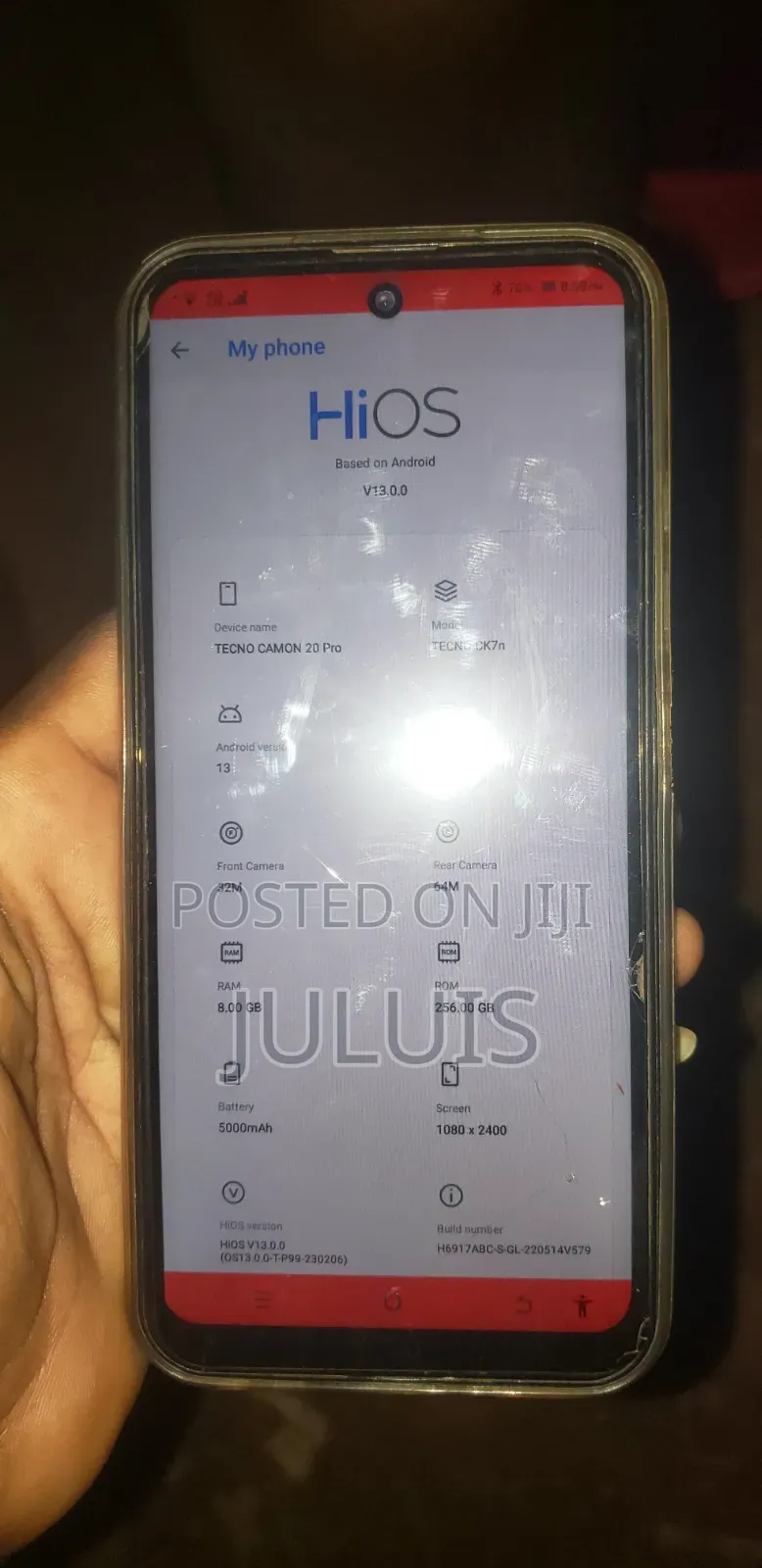 Tecno Camon 20 Pro 5G 256 GB Black