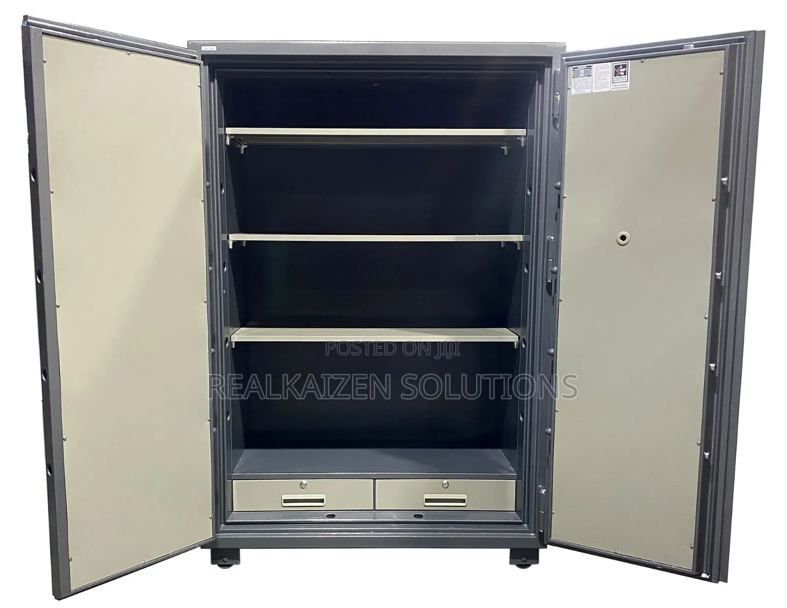 Korean Made Heavy Duty Double Door Fireproof Mechanical Safe 735kg
