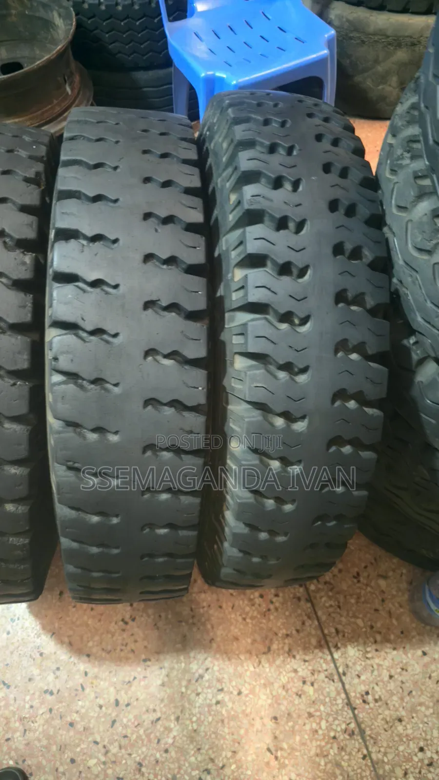 750-16 MRF Mudgrip Tyres Used