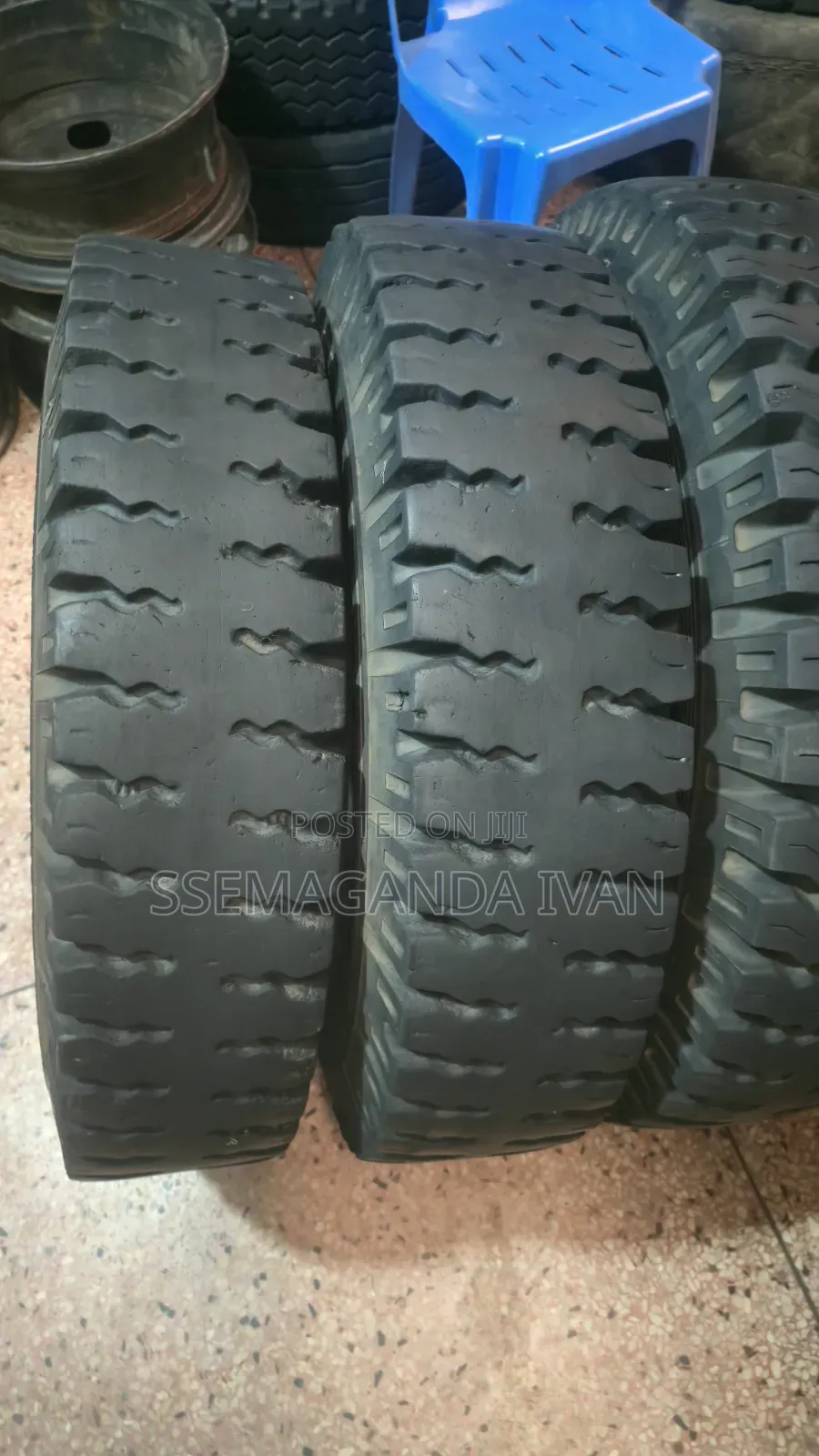 750-16 MRF Mudgrip Tyres Used