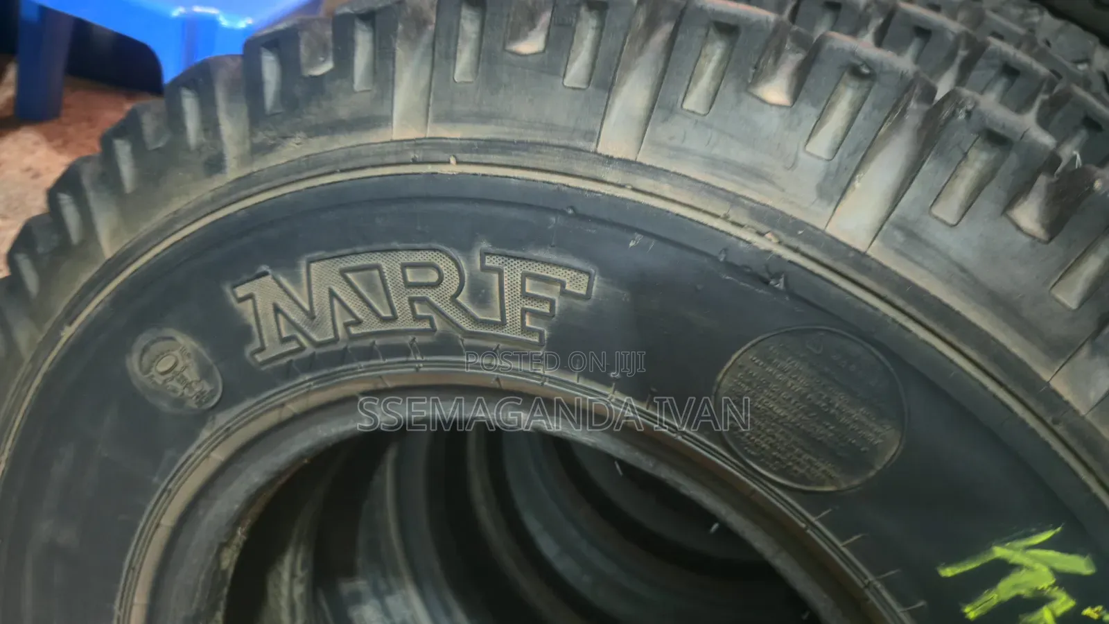 750-16 MRF Mudgrip Tyres Used