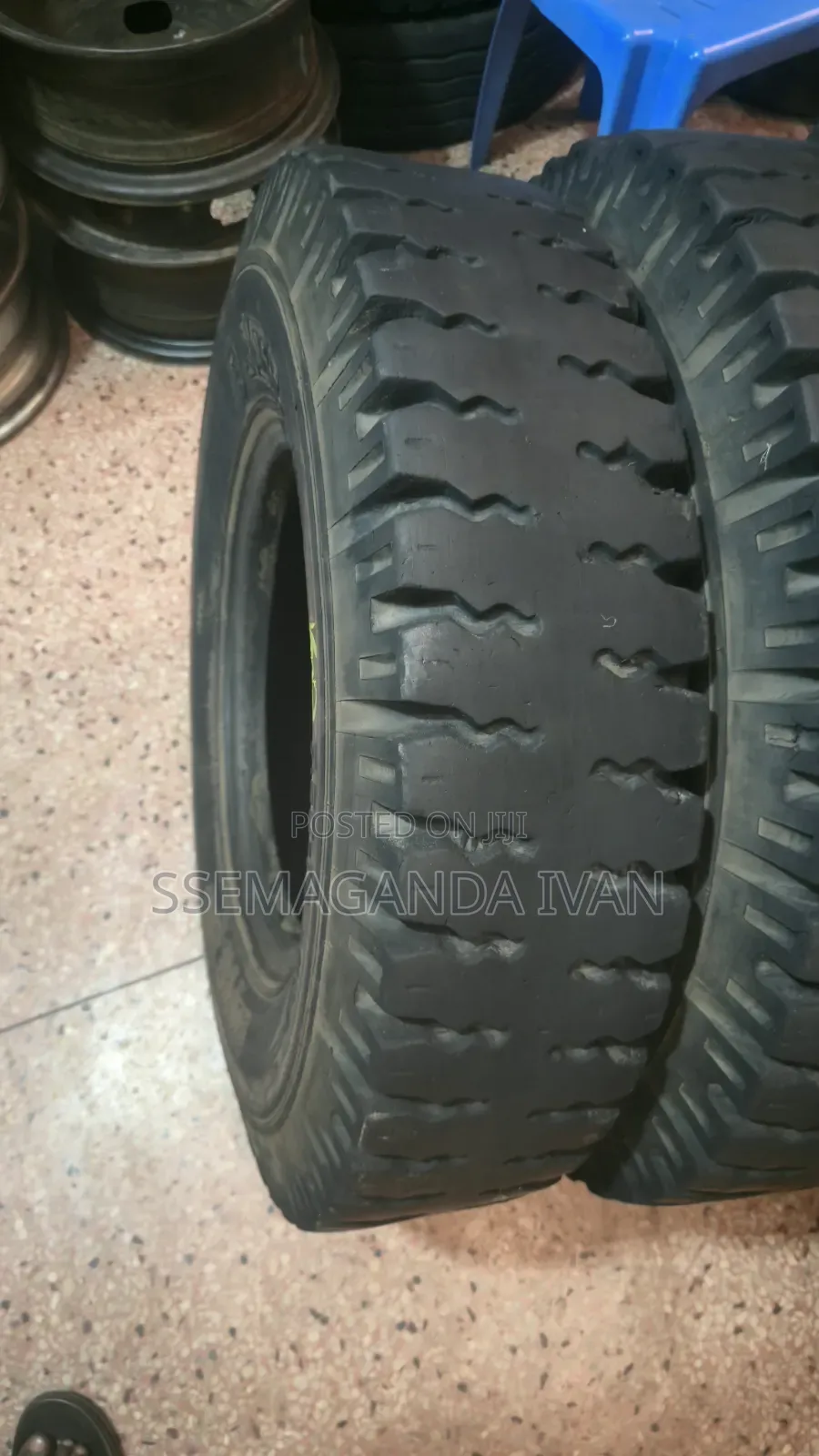 750-16 MRF Mudgrip Tyres Used
