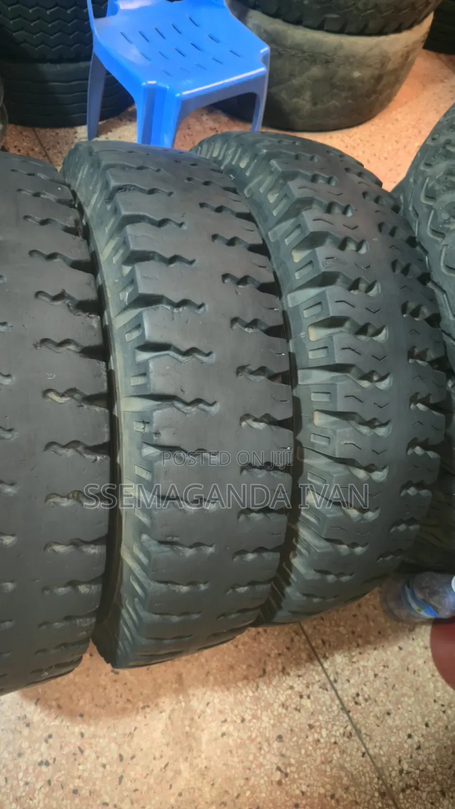 750-16 MRF Mudgrip Tyres Used