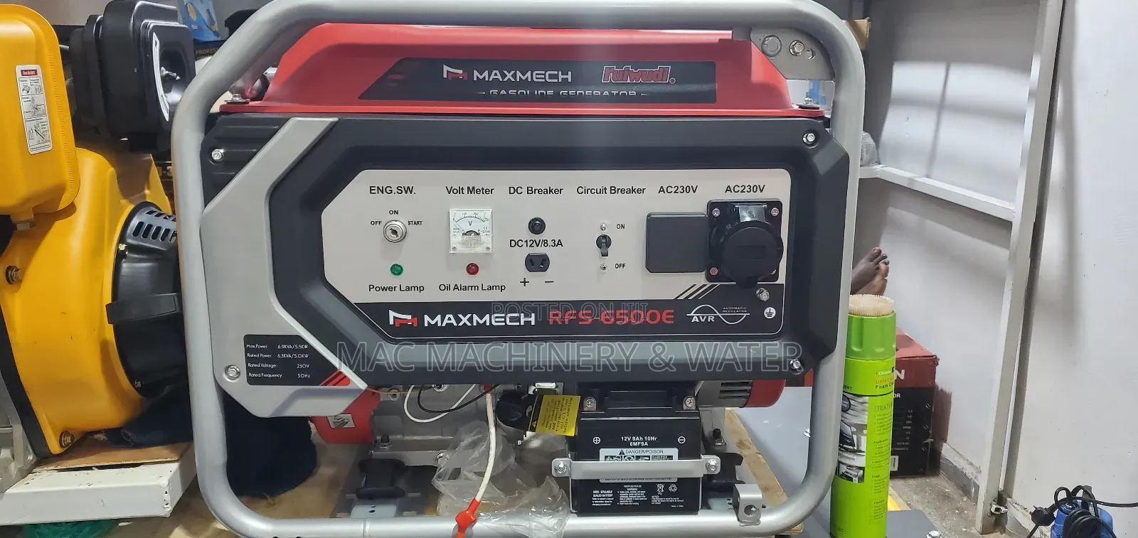 Petrol 7kva Generator Key Start/ Gasoline Generator 6.9kva