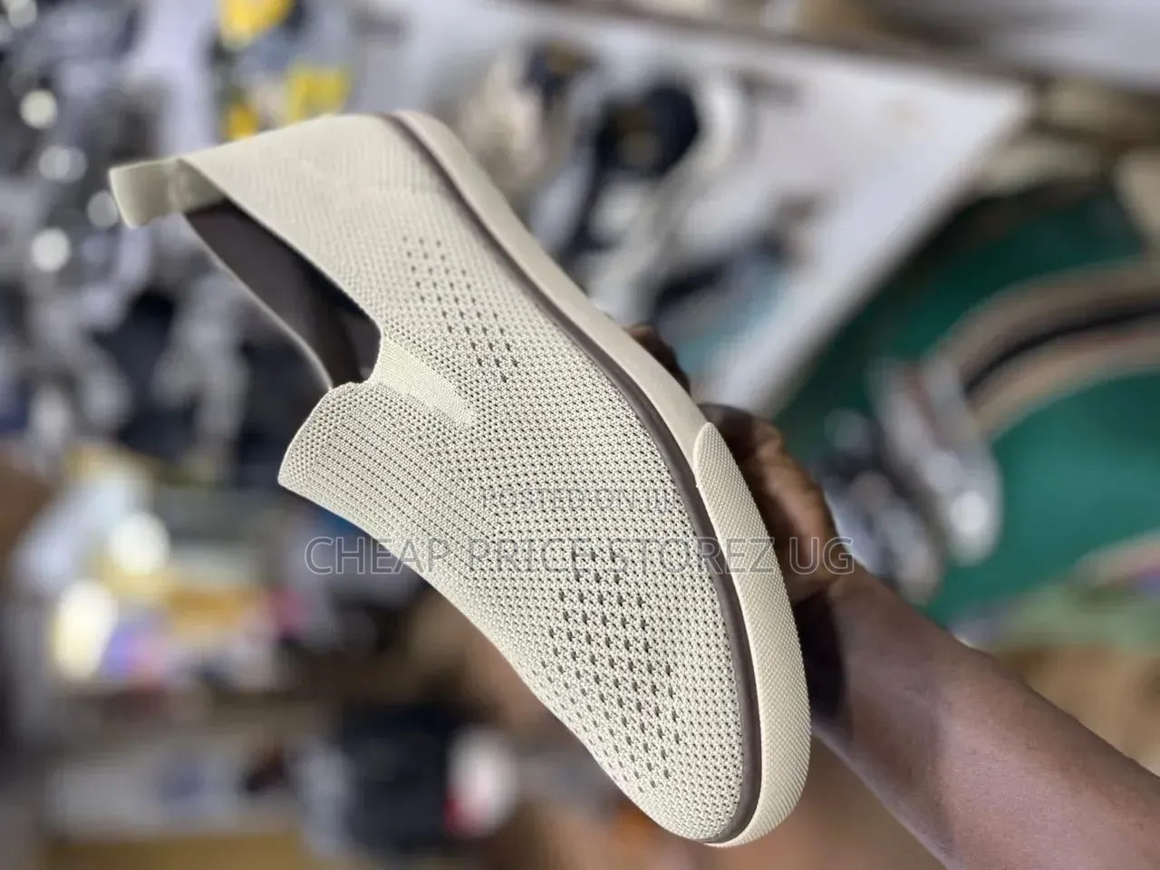 These Cabani Beige Casual Shoes Feature a Breathable Genuine