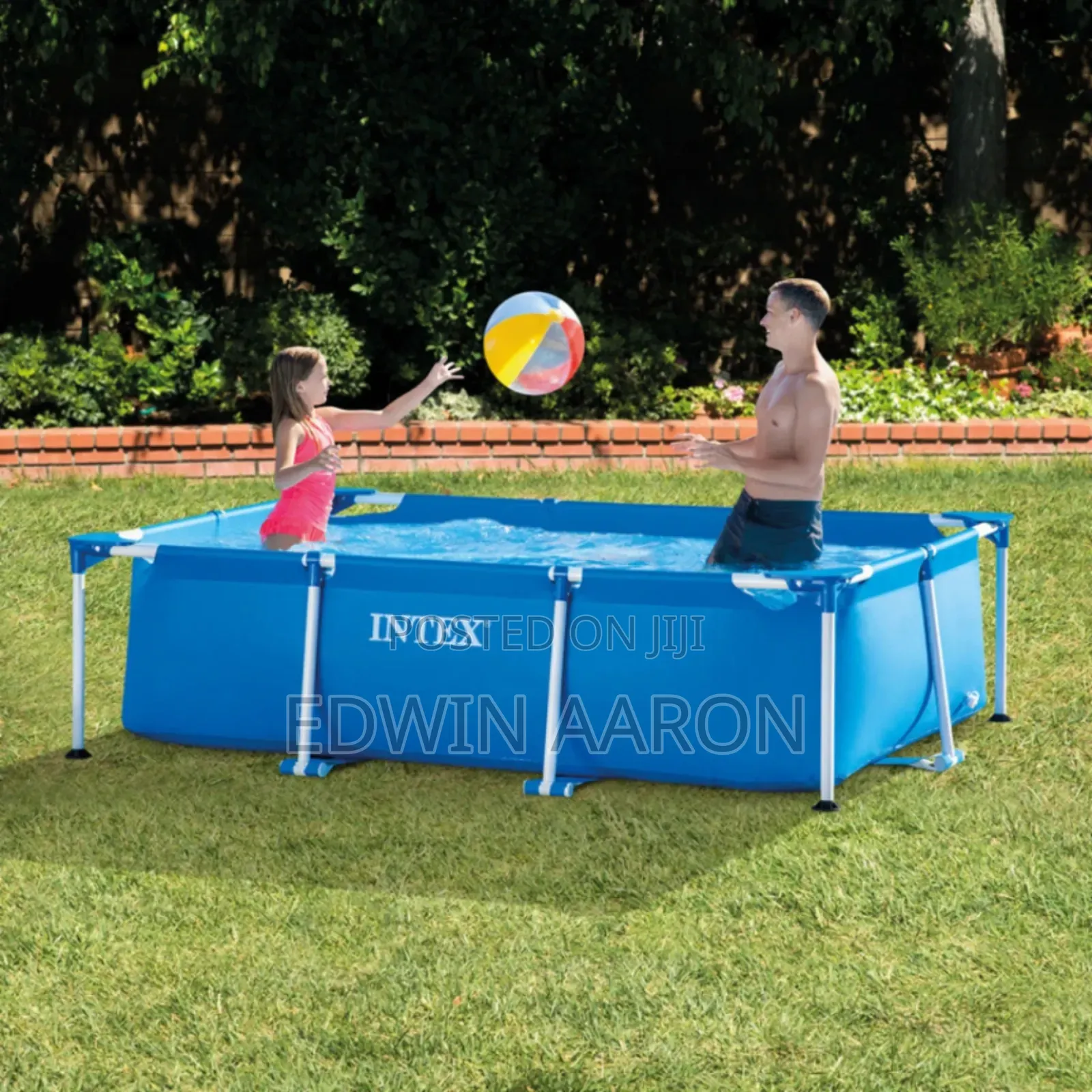 2.2m X 1.5m X 60cm Rectangular Frame Swimming Pool