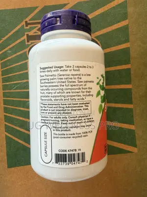 Now Foods Saw Palmetto Berries, 550 Mg, 100 Veg Capsules