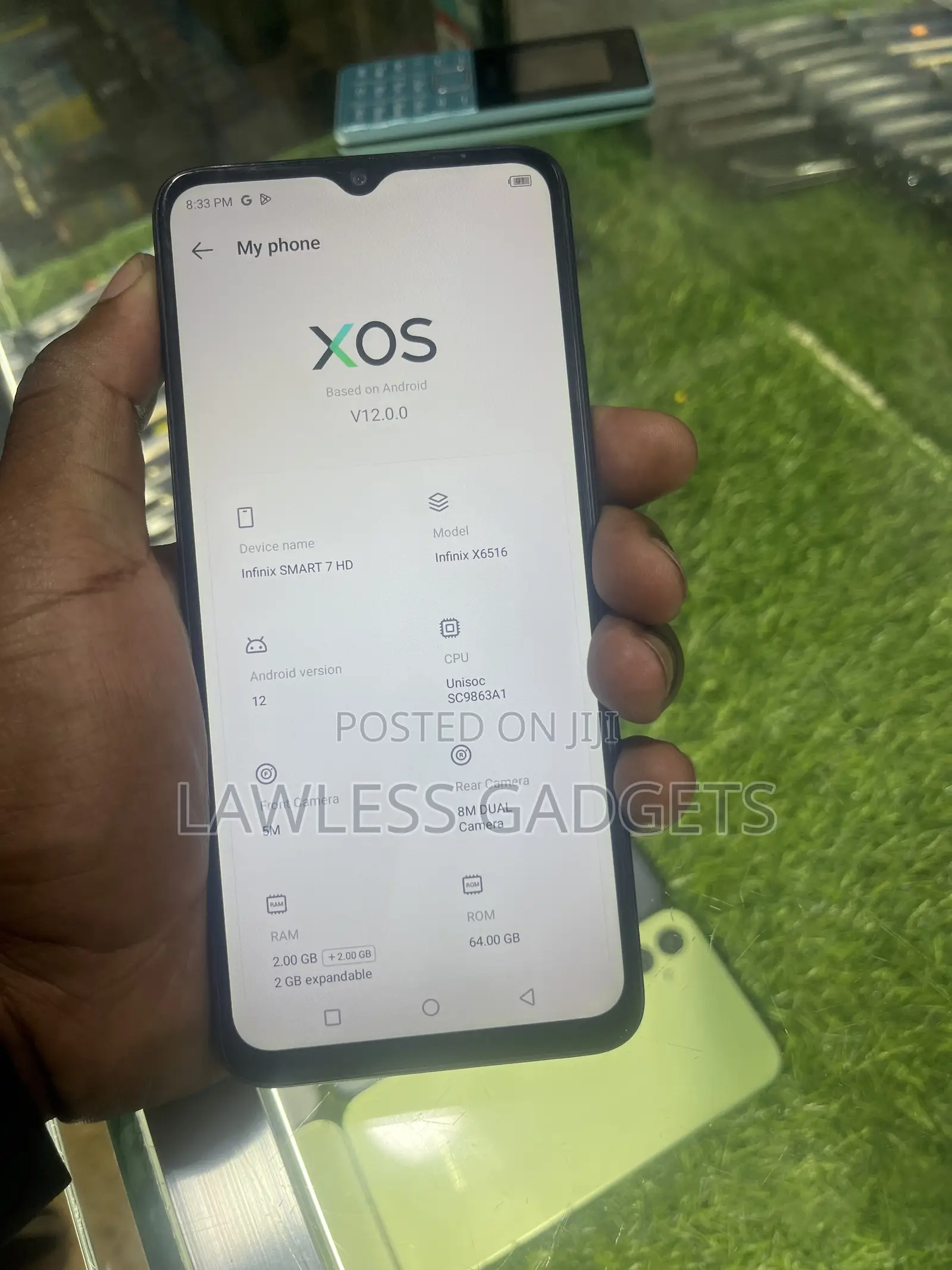 Infinix Smart 7 HD 64 GB Black