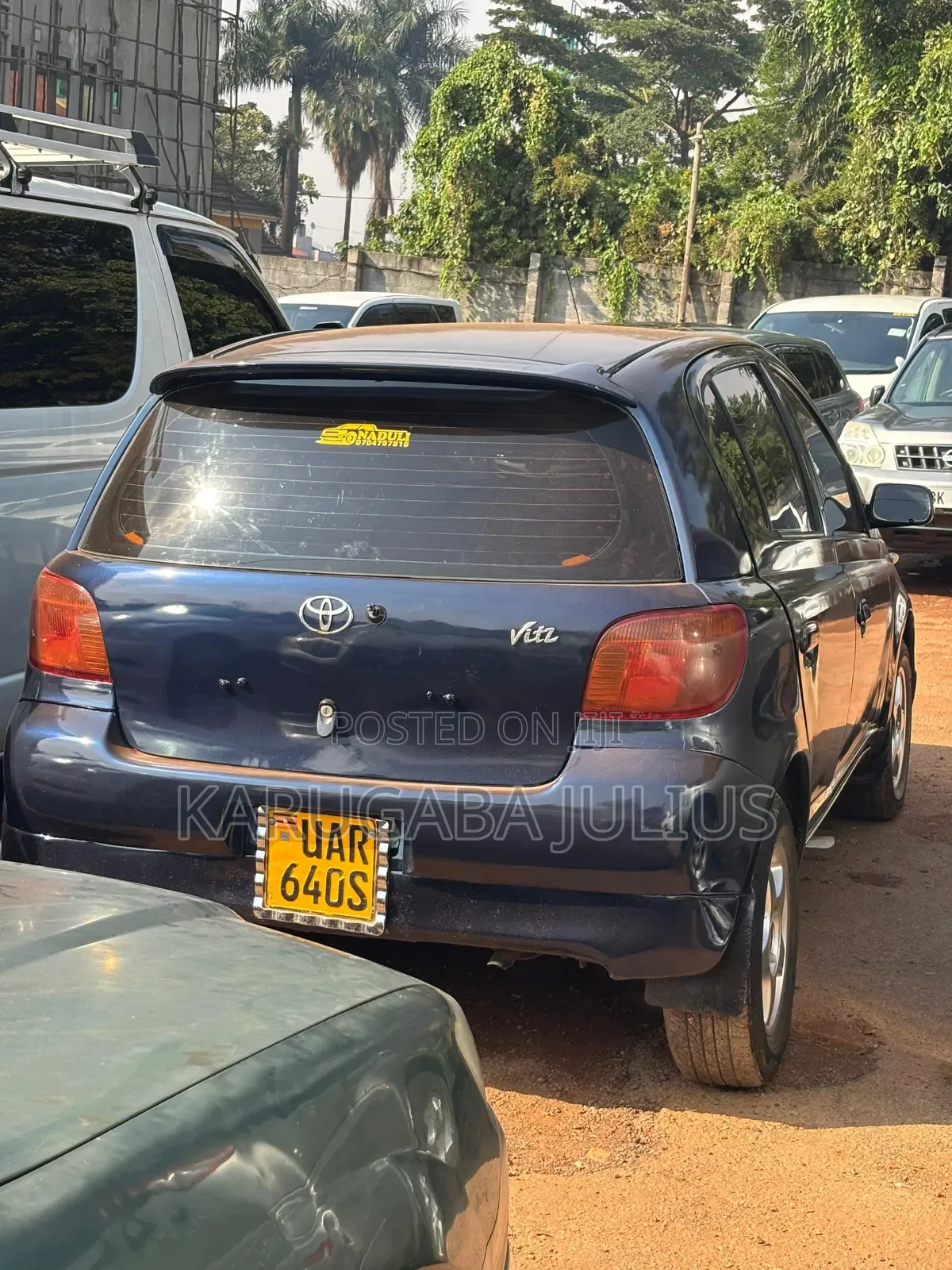 Toyota Vitz 2008 Blue