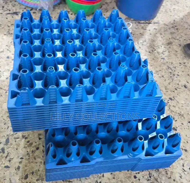 100 Plastic Egg Trays