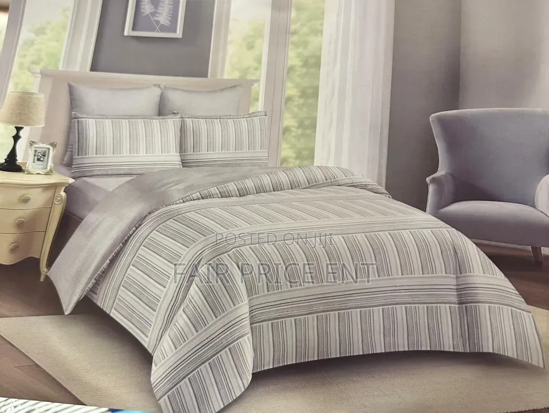 Executive Cotton Duvet Set .4pcs.6*6.( Gray)