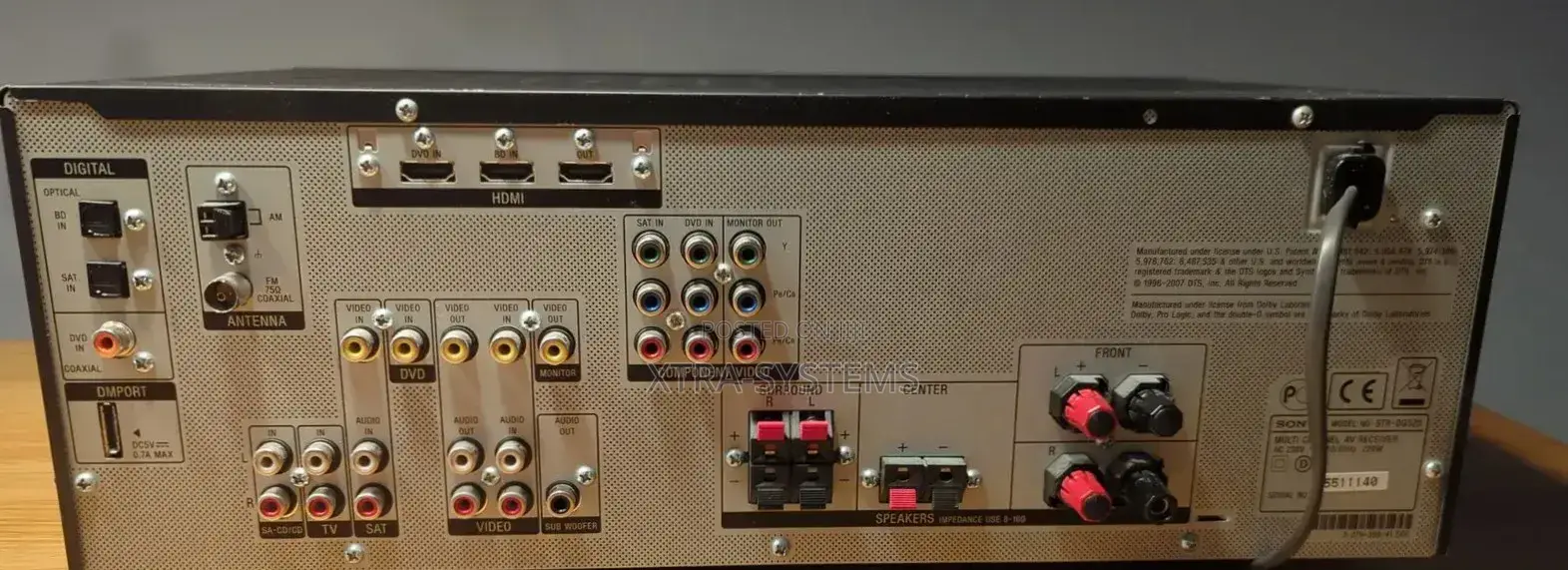 Sony 5.1 Channel Home Theater Surround Sound Av Receiver.