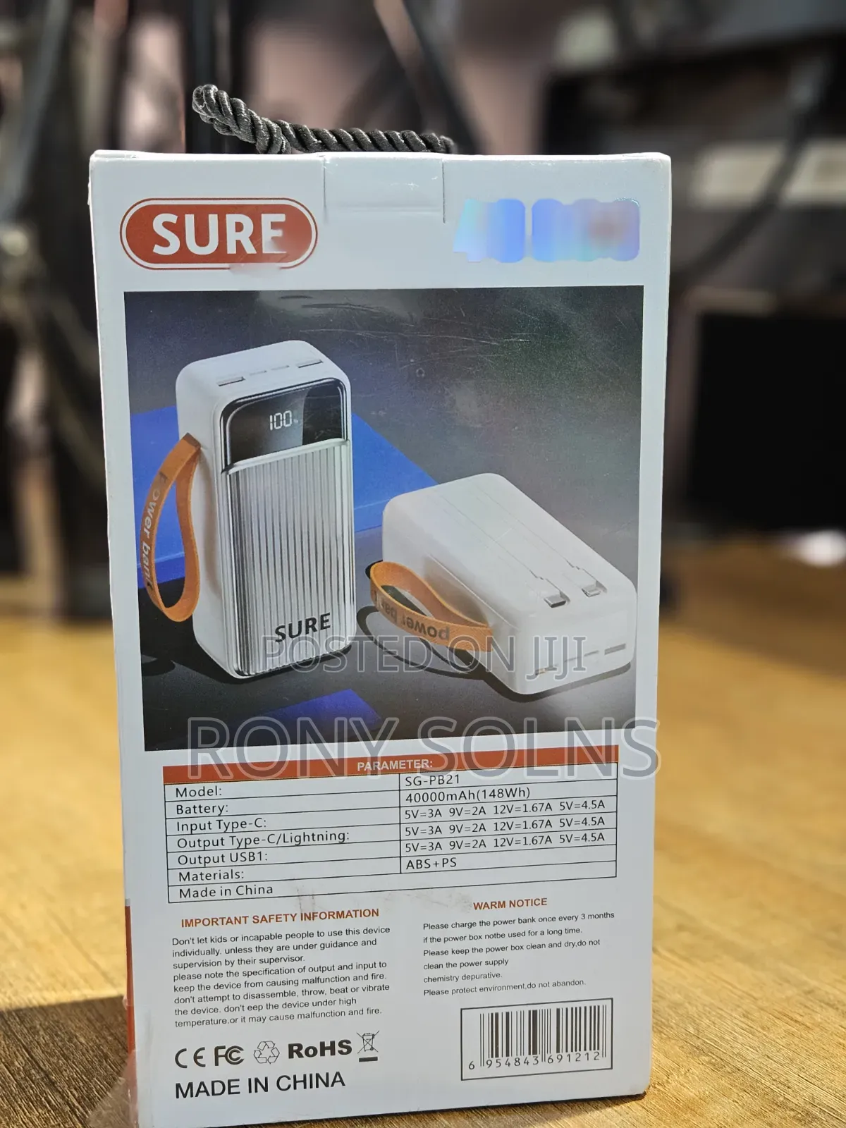 Powerbank With 40,000mah