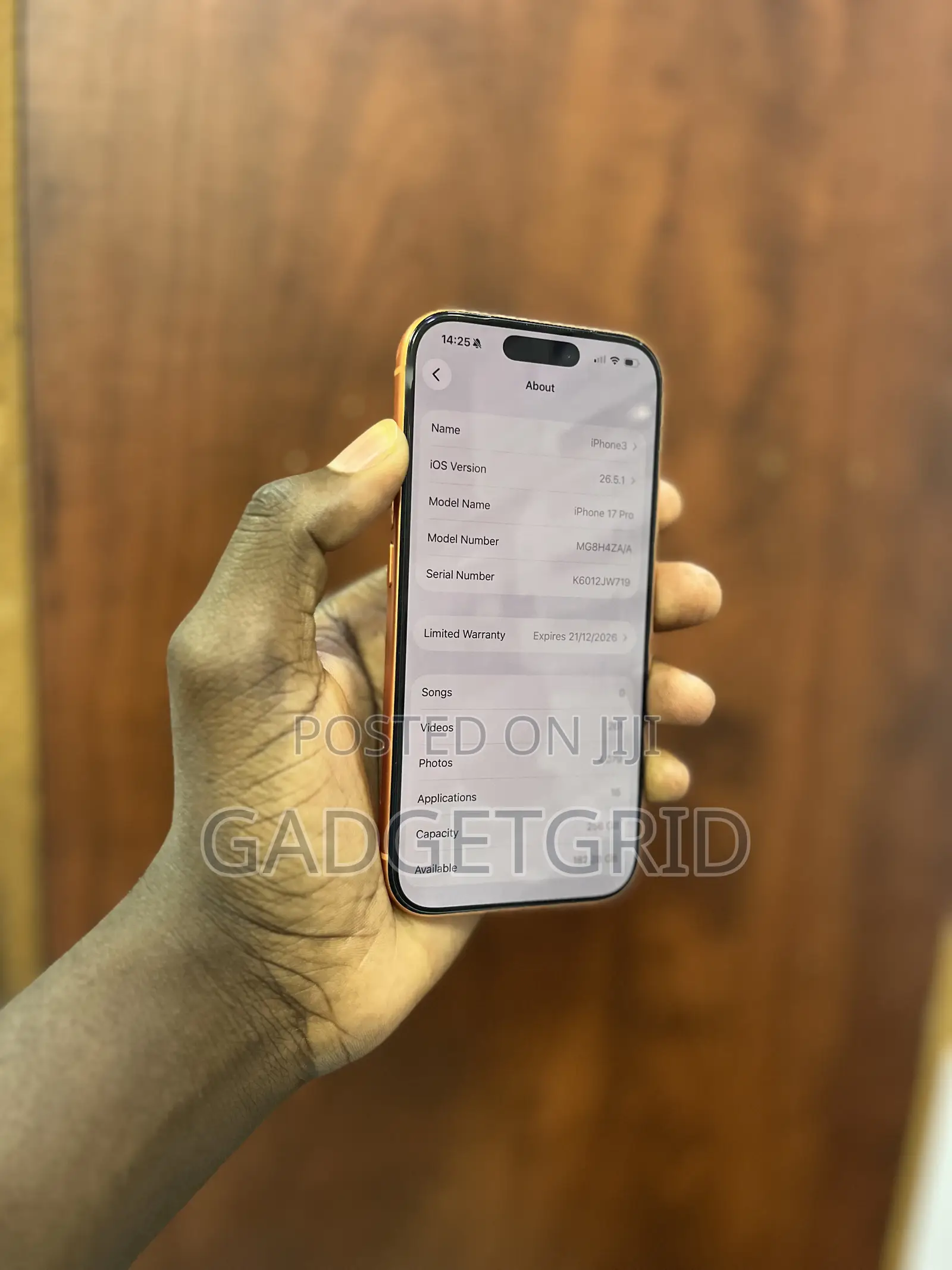 New Apple iPhone 17 Pro 256 GB Orange