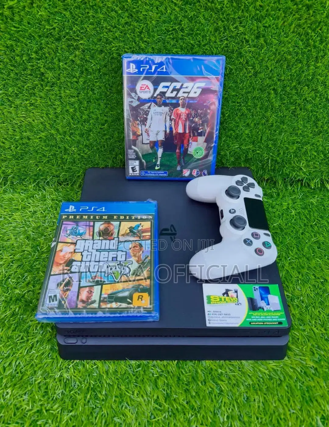 Cheapest Ps4 Slim. Chipped With 12 Games and 2 Controllers. Pre-Owned