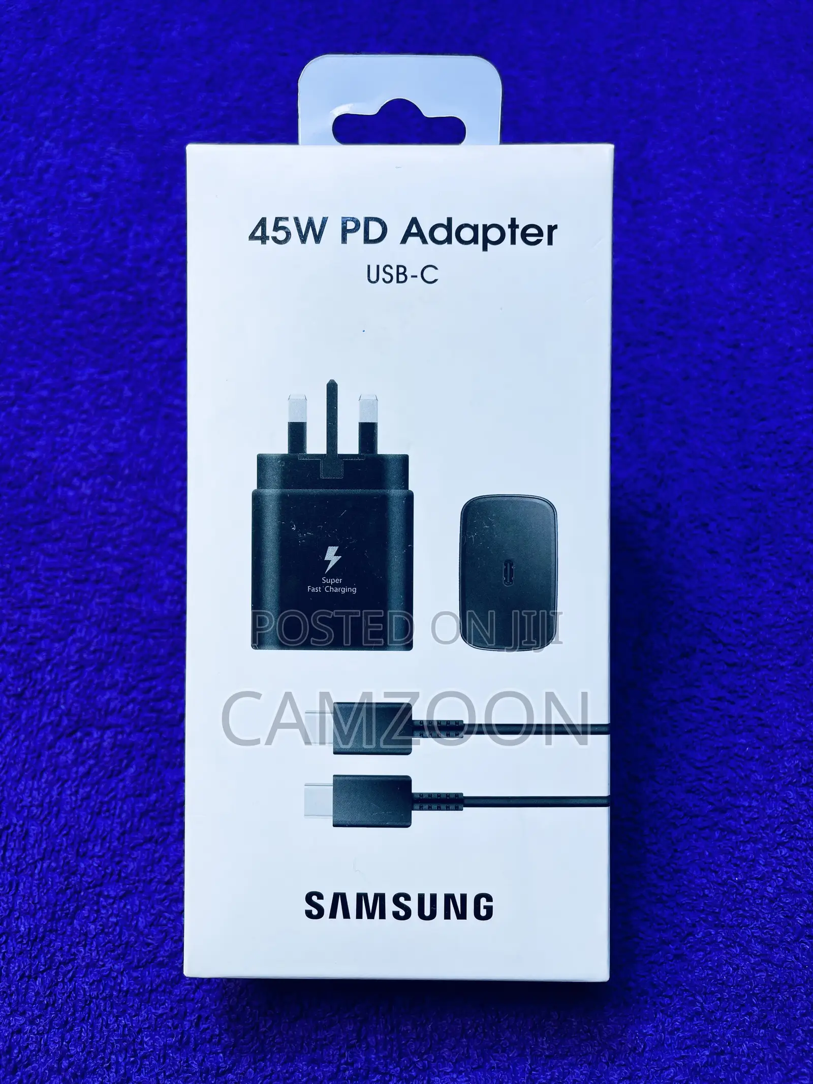 Original Samsung 45w Super Fast Usb-C Charger With Type-C Cable