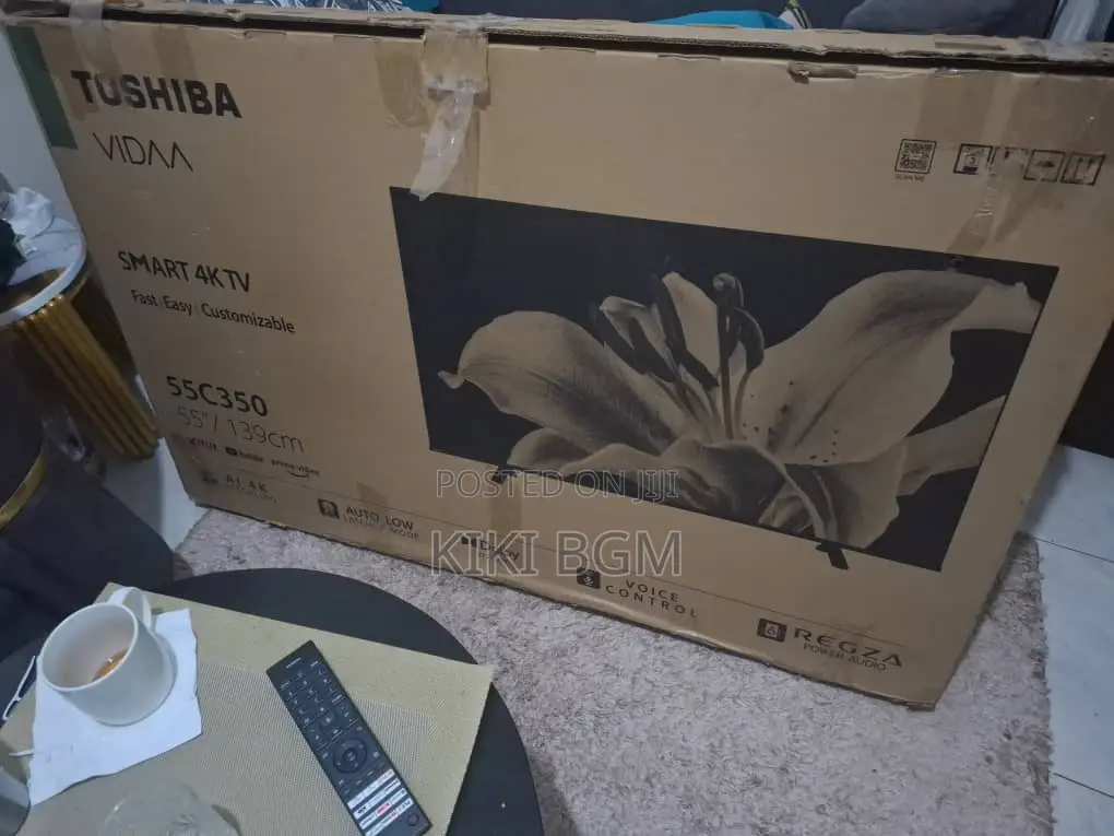 Toshiba 55 Inch Uhd Smart Vidaa Tv, Model 55c350lw